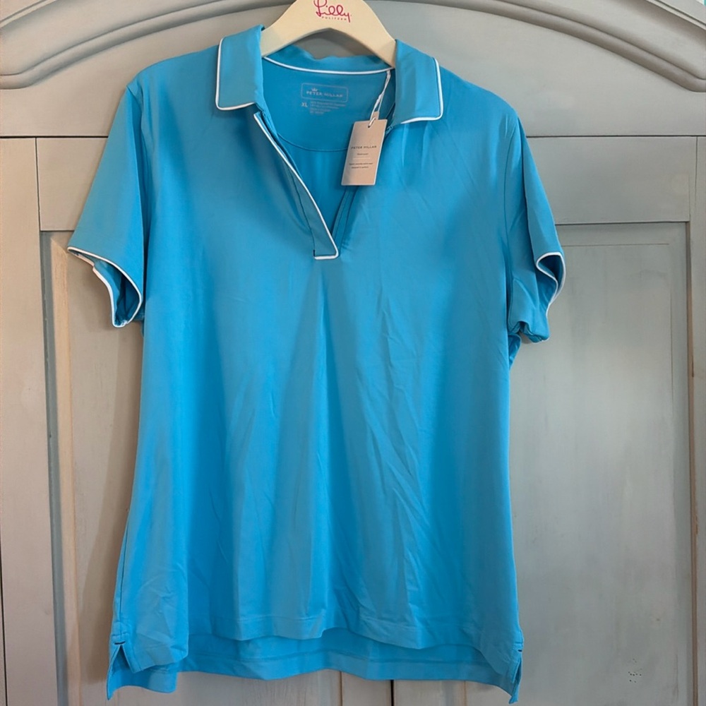 Women’s sun protection polo shirt. Peter Millar